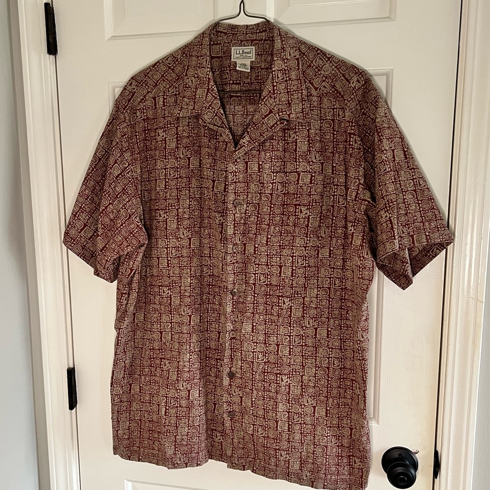 ⭐️Host Pick⭐️ L.L.Bean men’s short sleeve shirt size XL tall